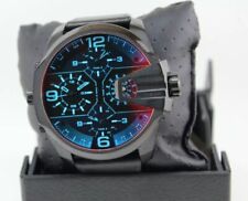 Relógio masculino Diesel DZ7446 mostrador preto pulseira de couro preto Uber Chief três-H54mm comprar usado  Enviando para Brazil