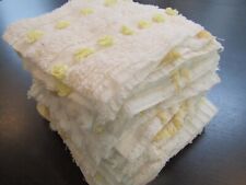 Vintage Chenille Bedspread Fabric 7" Squares 40 Pieces Stash Builder Yellows  d'occasion  Expédié en Belgium