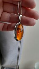 Sterling silver amber for sale  Ireland