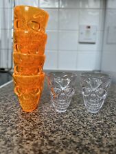 Orange transparent plastic for sale  DUNDEE