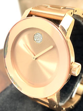 Reloj para mujer Movado 3600086 audaz oro rosa acero cuarzo suizo 36 mm DEFECTUOSO segunda mano  Embacar hacia Argentina