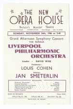 Liverpool philharmonic orchest for sale  UK