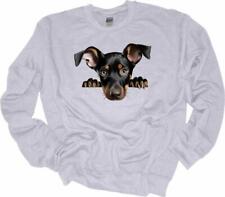 Moletom Peeking Doberman Pinscher Dog Doberman Pinscher Filhote de Cachorro Camisa comprar usado  Enviando para Brazil