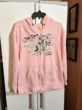 Women’s Pink John Deere Hoodie Size L for sale  Shipping to South Africa