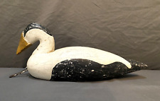 Carved eider duck for sale  South Portland