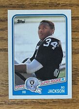 Bo Jackson 1988 Topps SUPER ROOKIE RC Card #327   -  Very Nice From Set for sale  Shipping to South Africa