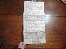 Manuscript deed 1583 for sale  BLACKBURN