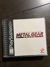Metal Gear Solid (Sony PlayStation 1, 1999) CIB Black Label SMOKE FREE HOME for sale  Shipping to South Africa