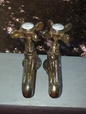 Vintage Style Bronze Mixer Tap With Porcelain Handles for sale  Shipping to South Africa