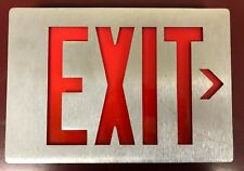 Brushed aluminum exit for sale  Racine