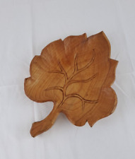 Wooden leaf shaped for sale  BANBURY