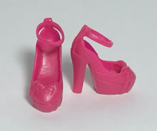 Sapatos de boneca Barbie plataforma tornozelo alça fivela salto biqueira enfeitada Mattel #1181 comprar usado  Enviando para Brazil