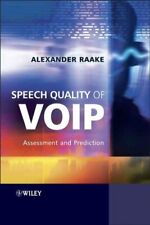 Calidad de voz de Voip: evaluación y predicción, tapa dura de Raake, Alexa... segunda mano  Embacar hacia Argentina