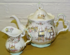 Used, ROYAL DOULTON BRAMBLY HEDGE TEAPOT & MILK JUG TEA SERVICE TEA SET DINNER SERVICE for sale  Shipping to South Africa