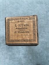 Universal note pianola for sale  PLYMOUTH