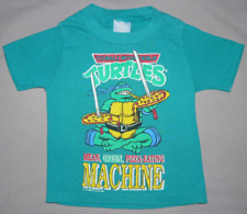 Camiseta infantil vintage anos 90 TMNT TARTARUGAS NINJA 4T 1990 MIRAGE MÁQUINA DE COMER PIZZA EUA comprar usado  Enviando para Brazil