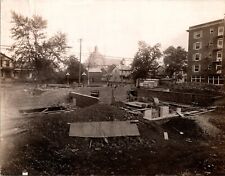 Usado, Fotografía 8,5 x 6,5" La Salle Illinois 1915 oficina de correos const. Hotel Kaskaskia segunda mano  Embacar hacia Argentina