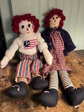 Boneca estilo patriótico Raggedy Ann And Andy 4 de julho 18"/20" Americana comprar usado  Enviando para Brazil