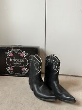 Soles cowboy boots for sale  LONDON