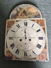 Enamelled Grandfather Clock Face (some Signs Of Wear), used for sale  Shipping to South Africa