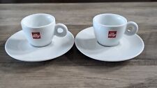Complete Set Of 2 Illy Espresso Cups And Saucers for sale  Shipping to South Africa