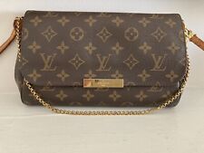 Käytetty, Authentic Louis Vuitton Favorite Shoulder Bag MM Brown Canvas myynnissä  Leverans till Finland
