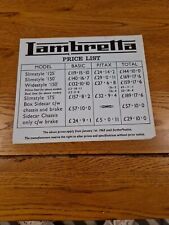 Original 1962 lambretta for sale  BIRMINGHAM