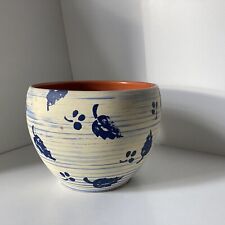 Pottery plant blue for sale  LONDON