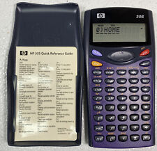 Calculadora científica Hewlett Packard roxa HP 30S com tampa - Testada e funcionando comprar usado  Enviando para Brazil