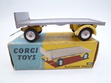 Used, VINTAGE CORGI TOYS 101 PLATFORM TRAILER IN ORIGINAL BOX ISSUED 1958-63 for sale  Shipping to South Africa