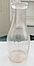 Buckman's Dairy Quart Milk Bottle Rochester NY New York "Cloverleaf" for sale  Shipping to South Africa