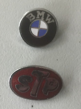 Small BMW Enamel Pin  Badge - ( Car,, Motorcycle )  &  Enamel  STP  Badge, used for sale  Shipping to South Africa