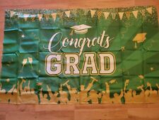 Green graduation banner for sale  Stillwater