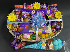 🐣 Double Easter Eggs Chocolate Sweet Eggs Cadburys Cream egg Basket Gift Hamper for sale  Shipping to South Africa