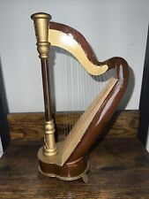 Modelo miniatura vintage harpa de madeira modelo miniatura harpa de madeira com suporte comprar usado  Enviando para Brazil