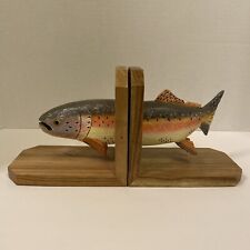 Fish carved painted for sale  Dyess