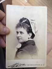 Rare! Emma Thursby CABINET CARD PHOTO VICTORIAN ERA ACTRESS By Mora for sale  Shipping to South Africa