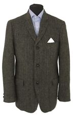 herringbone tweed jacket for sale  TAMWORTH
