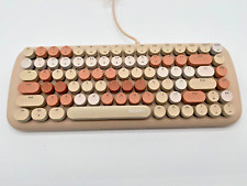 Teclado mecânico KNOWSQT com fio luz branca - Candy M - Tecla retrô para máquina de escrever comprar usado  Enviando para Brazil