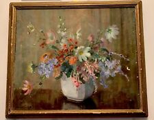 framed modern floral painting for sale  Coatesville