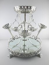 Antique silverplate epergne for sale  Shipping to Canada