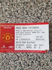 Ticket denis irwin for sale  GREAT YARMOUTH