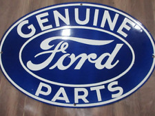 Usado, Placa de metal esmaltada peças genuínas de porcelana Ford tamanho 27 x 18 polegadas comprar usado  Enviando para Brazil