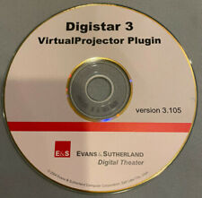 Digistar 3 virtualprojector Projetor Virtual Plug-in 105 Pc Cd software de computador, usado comprar usado  Enviando para Brazil