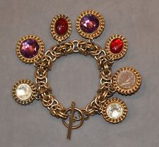 Bracelet breloques vintage d'occasion  Courville-sur-Eure