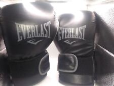 Luva de boxe Everlast PowerLock treinamento 16 oz preta/cinza leve desgaste, usado comprar usado  Enviando para Brazil