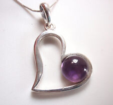 Round amethyst heart for sale  Hales Corners