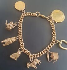 Charm bracelet 9ct for sale  LINCOLN