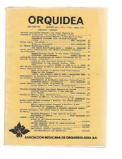 Usado, ORQUIDEA Marzo 1991 Asociación Mexicana de Orquídeas Cubierta Suave en Español RARA NUEVA segunda mano  Embacar hacia Mexico