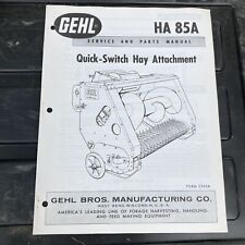Unsealed gehl 85a for sale  Rochester